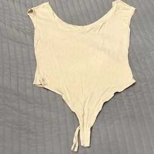 Cream Bodysuit for Women